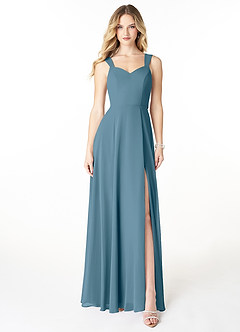 Azazie Julie Bridesmaid Dresses Bermuda A-Line Sweetheart Neckline Chiffon Dress image1
