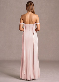 Robe Longue Rose Poudré Margaret image2