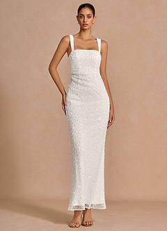 Calanthe White Maxi Dress image3