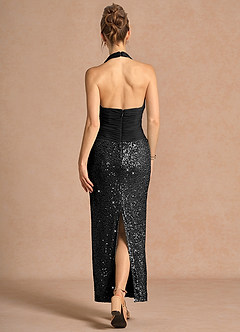 Alessia Silver Black Maxi Dress image2