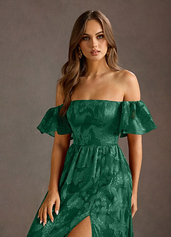 Airelle Dark Green Maxi Dress image3