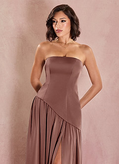 Vestido Moca Coco Largo Kendra image3