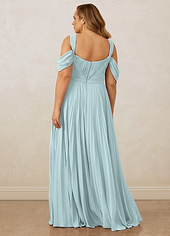 Christian Siriano Bridal for Azazie 1013 Bridesmaid Dresses Mist A-Line Off the Shoulder Chiffon Dress image12