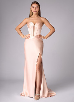 Keira Rose Gold Corset Gown image6