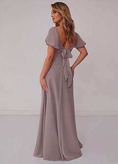 Barbie ♥ Azazie Bridesmaid Dresses Dusk A-Line Pleated Chiffon Dress image2