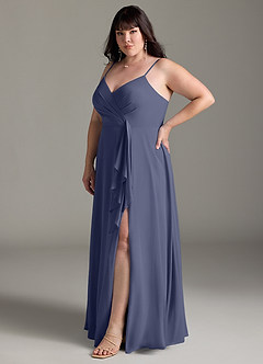Azazie Akita Bridesmaid Dresses Stormy A-Line Chiffon Dress image8