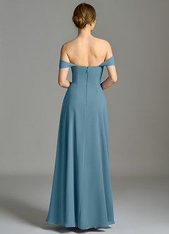 Azazie Oasis Bridesmaid Dresses Bermuda A-Line with Pockets Chiffon Dress image8