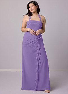 Barbie ♥ Azazie Bridesmaid Dresses Tahiti Sheath Strapless Chiffon Convertible Dress image11