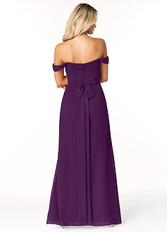 Azazie Joretta Bridesmaid Dresses A-Line Sweetheart Neckline Chiffon Floor-Length Dress image5