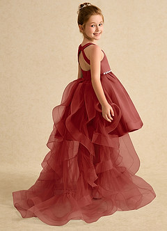 Azazie Julietta Flower Girl Klänningar Klänning Balklänning i Tyll Konvertibel image6