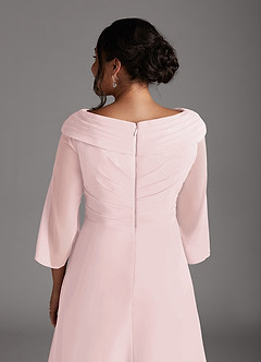 Azazie Jaycee Mother of the Bride Dresses Blushing Pink A-Line Chiffon Dress image10