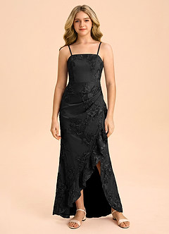front Azazie Buzzy Junior Formal Dress