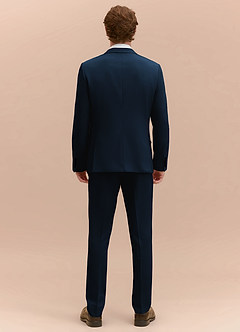 front William Navy Blue Comfort Blend 3-piece suit