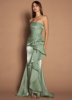 Robe Longue Sauge Cressidia image3