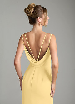 Azazie Egypt Bridesmaid Dresses Butter Sheath Sweetheart Neckline Chiffon Dress image6