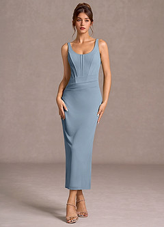 Galiana  Powder Blue Maxi Dress image4