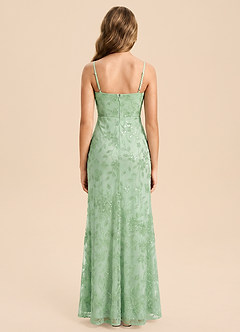 front Azazie Emily Junior Formal Dress