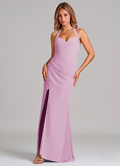 Azazie Emeria Suknie dla druhen Syrena Dekolt w kształcie serca Szyfon Do ziemi Sukienka image1