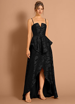 Ondine Negro Vestido largo image6