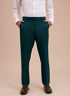 front Ethan Pine Refined Weave Dress Pants
