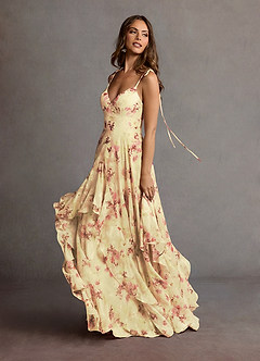 Vestido Amarillo Claro Largo Harmony image5