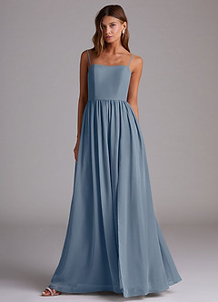 Azazie Calianna Bridesmaid Dresses Twilight A-Line Off the Shoulder Chiffon Convertible Dress image4