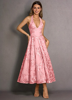 Isabeau Pink Maxi Dress image3