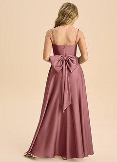 Azazie Bear Junior Amethyst A-Line Sweetheart Neckline Stretch Satin Dress image2