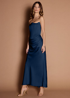 Debby Navy Midi Dress image4