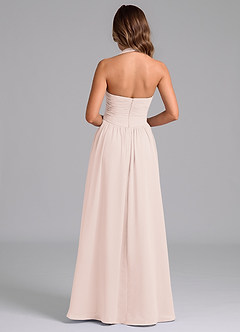 Azazie Darlyn Brudtärnklänningar Klänning av A-Linje i Chiffong Sweetheart halsringning Rosenblad image2