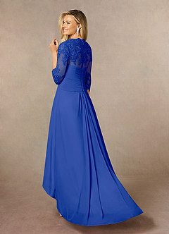 Azazie Anne Mother of the Bride Dresses Royal Blue Sheath Sweetheart Sequins Lace Dress image9