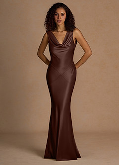 Kastra Mocha Coco Open Back Maxi Dress image2