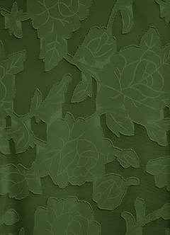 Azazie Bea Brautjungfernkleider Eine Linie Korsett Blumen-Burnout Kleid Olivgrün image5