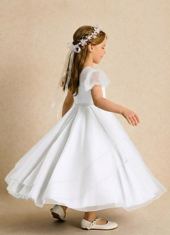 front Princess Style Floral Pearl Head Crown