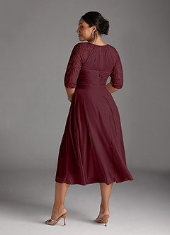 Azazie Gracelyn Abiti per la Madre della Sposa Abito A-Line in Pizzo Cabernet image9