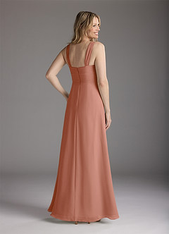 Azazie Weisz Mother of the Bride Dresses MAI TAI A-Line Square Neckline Pleated Chiffon Dress image5