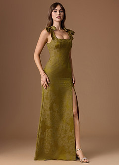 Arlene Golden Moss Maxi Dress image4