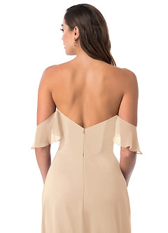 Azazie Juna Final Sale Tahiti A-Line Ruched Chiffon Convertible Dress image8