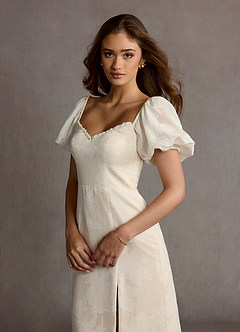 Midi jurk Misha Champagne image6