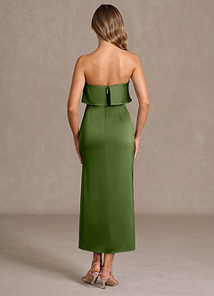 Fina Olive Green Midi Dress image2