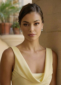 front 진주 프린지 귀걸이