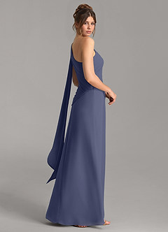 Azazie Ayra Bridesmaid Dresses Stormy A-Line One Shoulder Chiffon Dress image5
