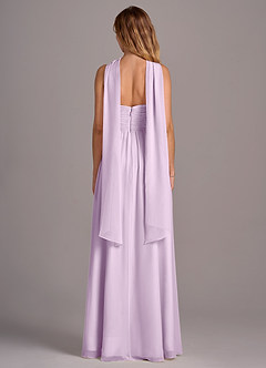 Azazie Joni Jurken voor bruidsmeisjes Converteerbaar Jurk van Chiffon met A-Lijn Strapless Frosted Lila image7