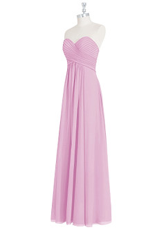 Azazie Yazmin Bridesmaid Dresses Candy Pink A-Line Sweetheart Neckline Chiffon Convertible Dress image10