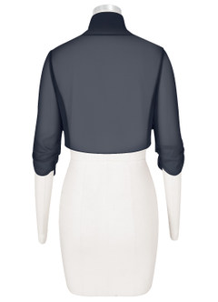 front Azazie Hannah Chiffon Wrap
