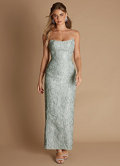 porcelain bridesmaid dresses Azazie Maxi Column Wedding Guest Formal Dresses Scoop Sage and Summer Celebrations Tips
