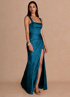 Robe Maxi Marineblau Wesselle image4
