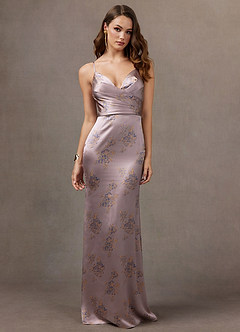 Vestido Flor Malva Maxi Sandra image3