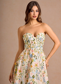 Vestido Rubor Rosa Múltiple Midi Xylisse image5