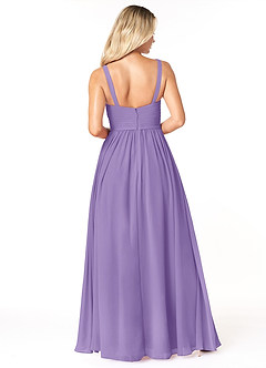 Azazie Chanel Bridesmaid Dresses Tahiti A-Line Pleated Chiffon Dress image2